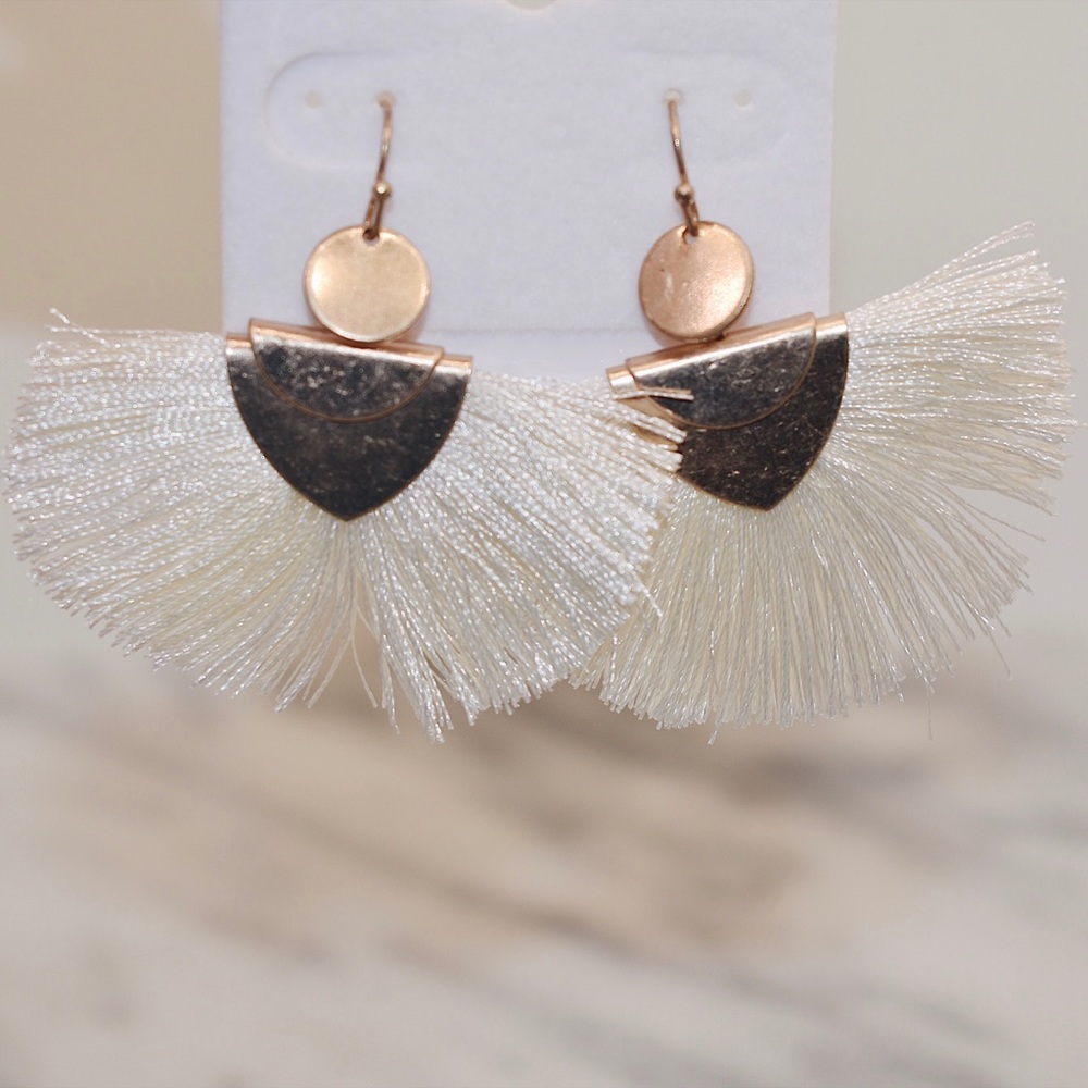 Feather earrings